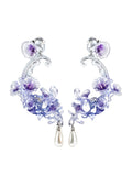 Morning Glory Vine Earrings | 3D-Printed Jewelry – MIIIIIJA
