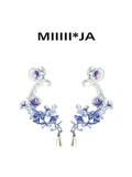 Morning Glory Vine Earrings | 3D-Printed Jewelry – MIIIIIJA