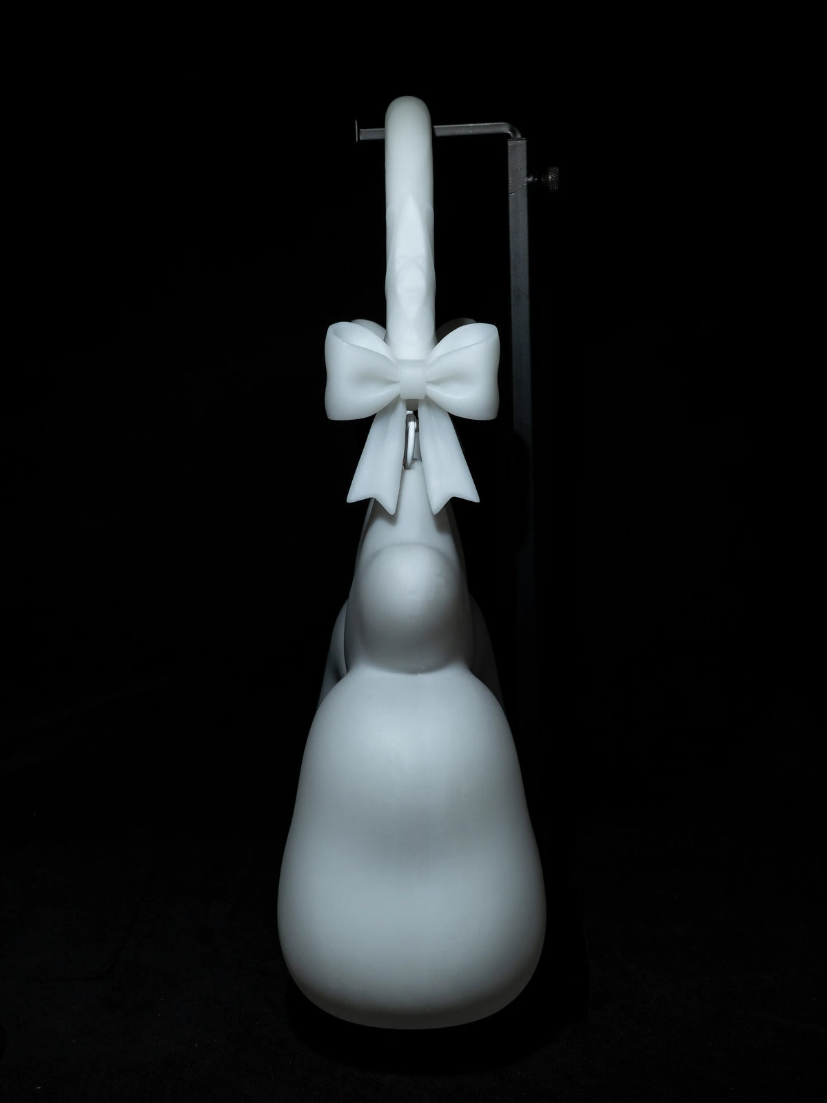Inverted Bow Bag – Milky Ivory 3D-Printed Sculptural Bag | MIIIIIJA