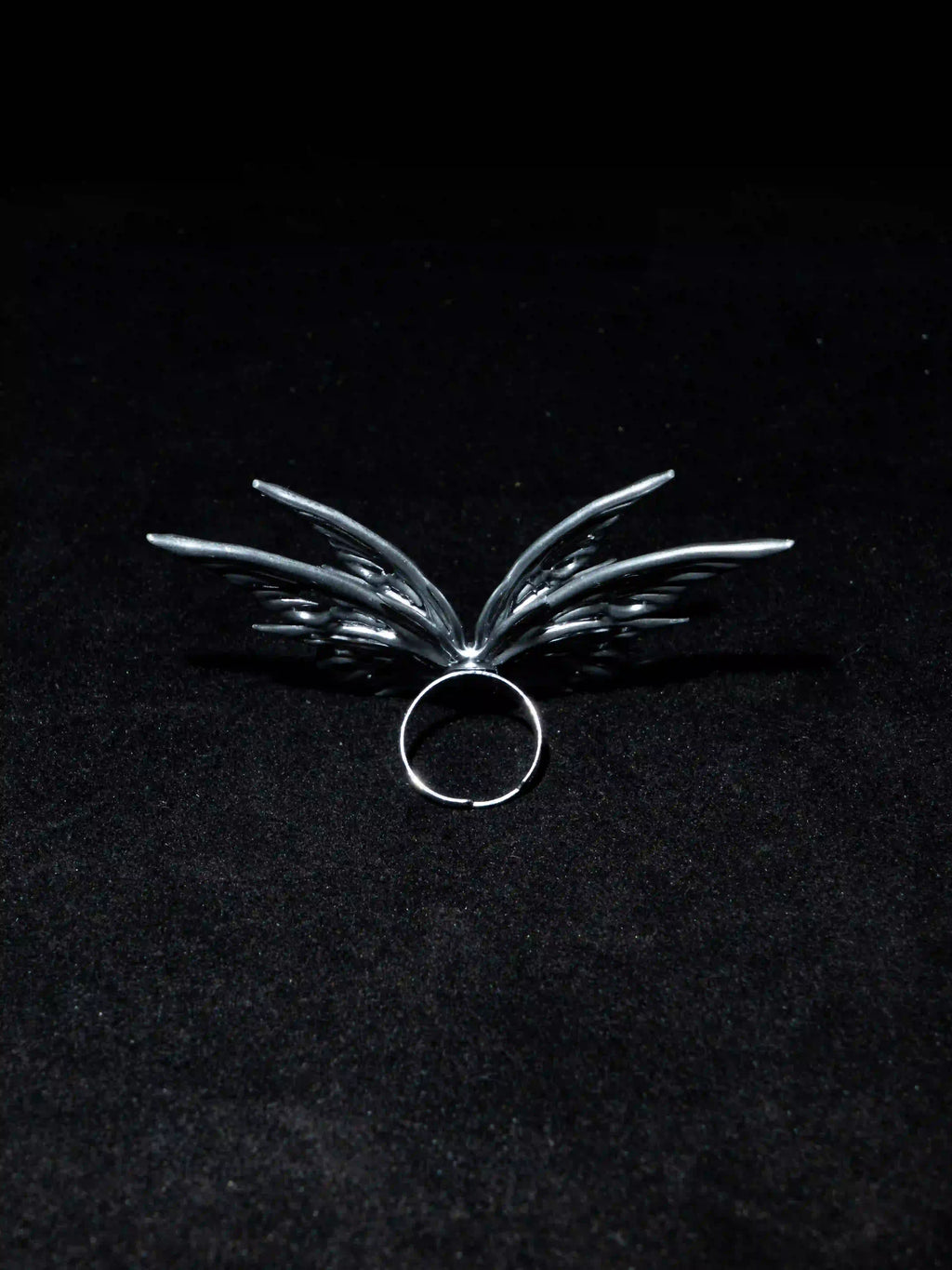 Layered Wings Ring – Silver Openwork Butterfly 3D-Printed Jewelry | MIIIIIJA