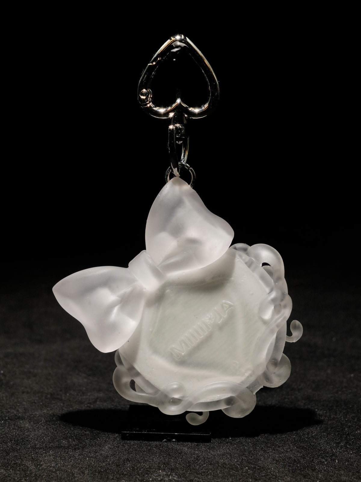 Bow Ribbon Mini Mirror – 3D-Printed Round Mirror | MIIIIIJA
