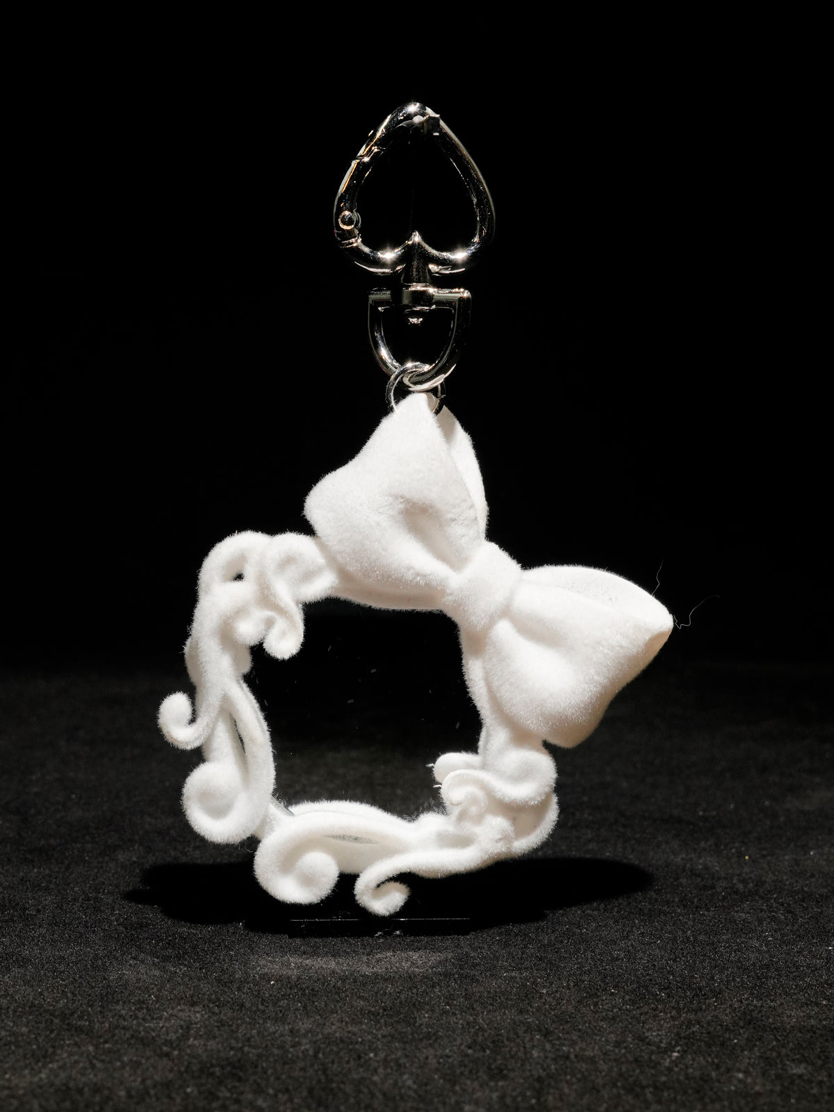 Bow Ribbon Mini Mirror – 3D-Printed Round Mirror | MIIIIIJA